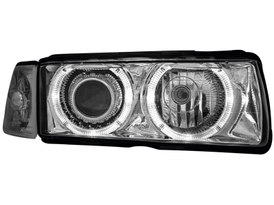 Scheinwerfer BMW 3er E36 Lim. 92-98 2 Standlichtringe chrome