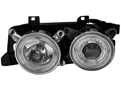 Scheinwerfer BMW 7er E32 88-92 2 Standlichtringe chrome