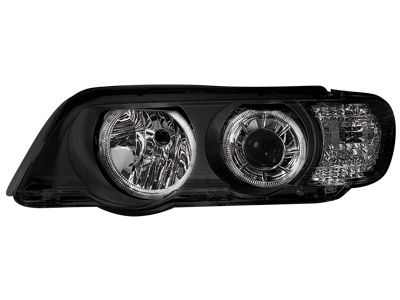 Scheinwerfer BMW X5 E53 99-03 HID 2 Standlichtringe black
