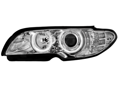 Scheinwerfer BMW 3er E46 2T 03-06 2 Standlichtringe chrome Scheinwerfer BMW 3er E46 2T 03-06 2 Standlichtringe chrome
