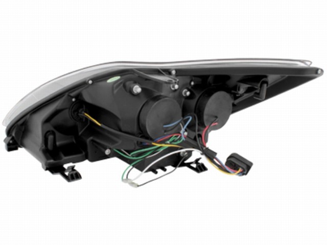 Tagfahrlicht-Optik Scheinwerfer Ford Focus mk2 Facelift (08-11) chrom Tagfahrlicht-Optik Scheinwerfer Ford Focus mk2 Facelift (08-11) chrom
