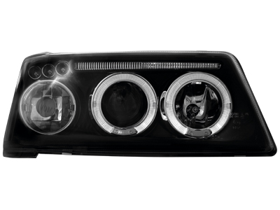 Scheinwerfer Peugeot 205 83-96 2 Standlichtringe black