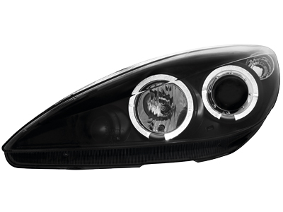 Scheinwerfer Peugeot 307 01-04.05 2 Standlichtringe black