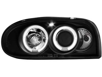 Scheinwerfer VW Golf III 92-98 2 Standlichtringe black Scheinwerfer VW Golf III 92-98 2 Standlichtringe black