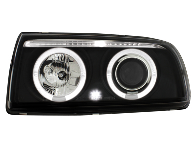 Scheinwerfer VW Vento 91-98 2 Standlichtringe black