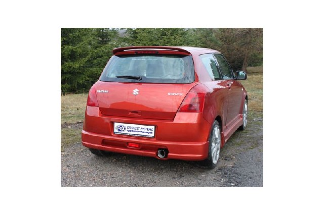 FOX Suzuki Swift III mit Sportstoßstange  Endschalldämpfer - 1x90 Typ 13