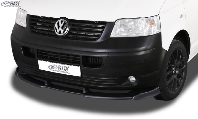 Frontspoiler VARIO-X für VW T5 -2009 (für werkseitig unlackierte Stoßstange wie Transporter, ) Frontlippe Front Ansatz Vorne Spoilerlippe