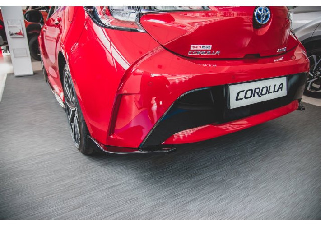 Heck Ansatz Flaps Diffusor für Toyota Corolla XII Hatchback