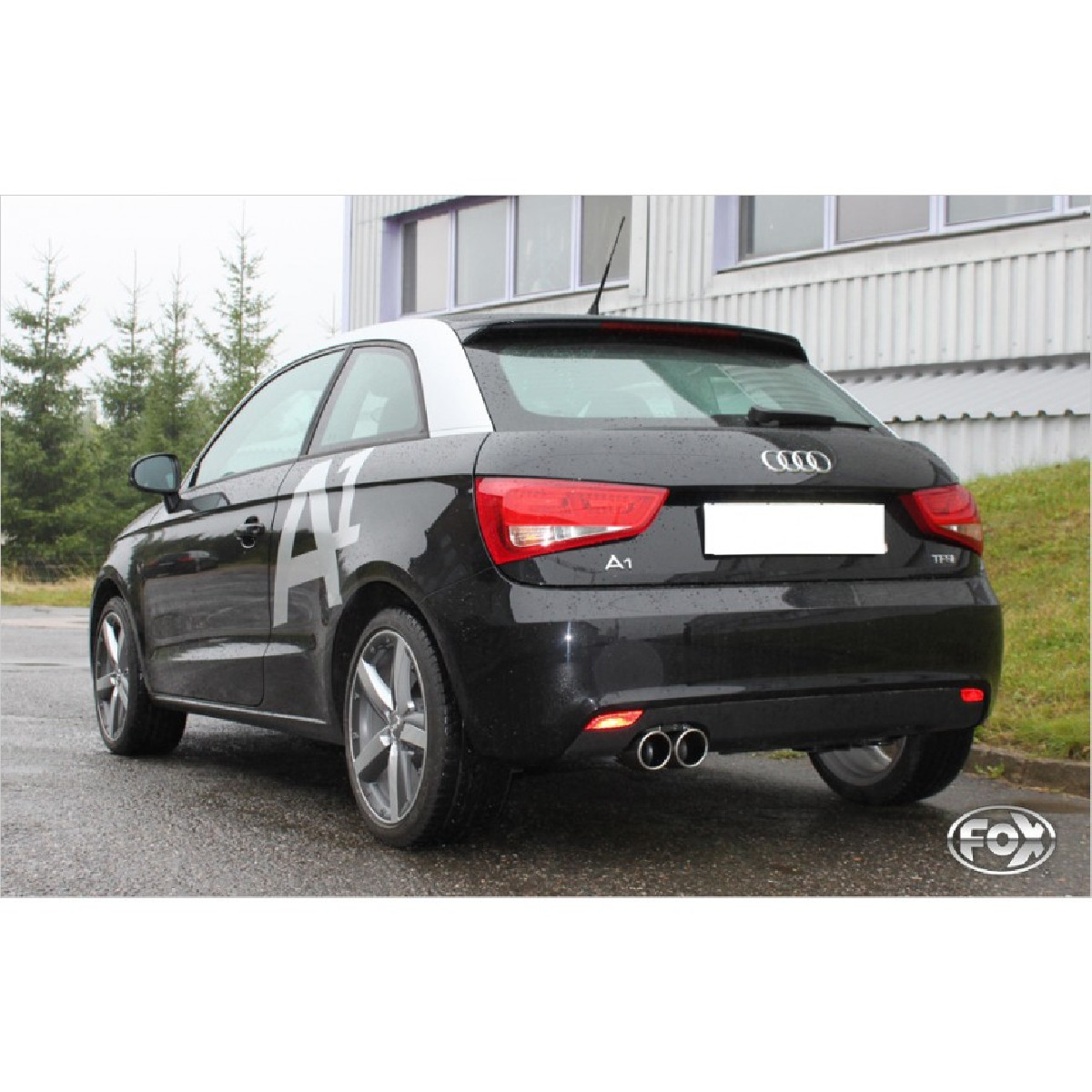 Audi A1 Kompakt/ A1 Sportback Endschalldämpfer - 2x90