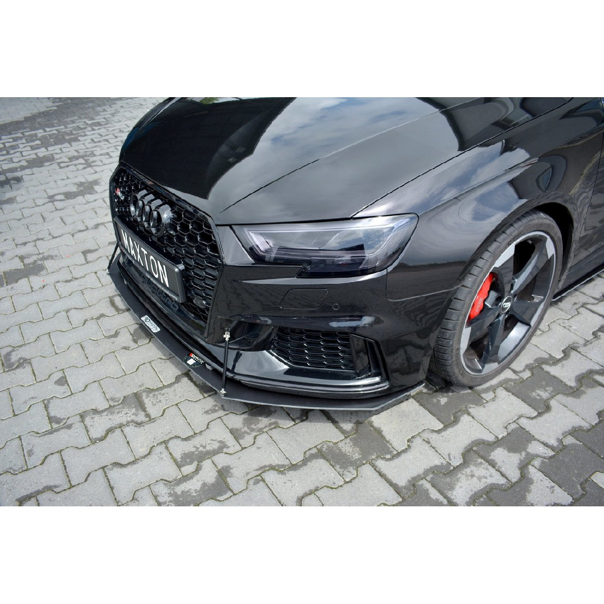 Racing Cup Spoilerlippe Front Ansatz für V.1 Audi RS3 8V FL Sportback Racing Cup Spoilerlippe Front Ansatz für V.1 Audi RS3 8V FL Sportback