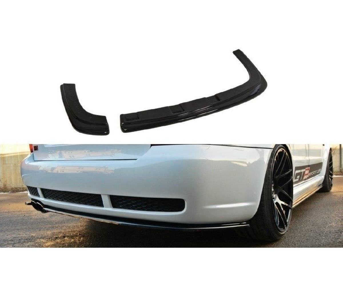 Cup Diffusor Heck Ansatz für AUDI RS4 B5 schwarz matt Cup Diffusor Heck Ansatz für AUDI RS4 B5 schwarz matt