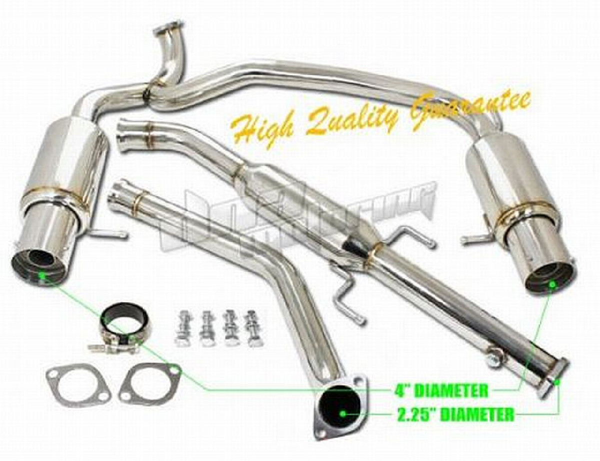 Dual Catback Auspuffanlage Hyundai Coupe 02-06 2.7 V6
