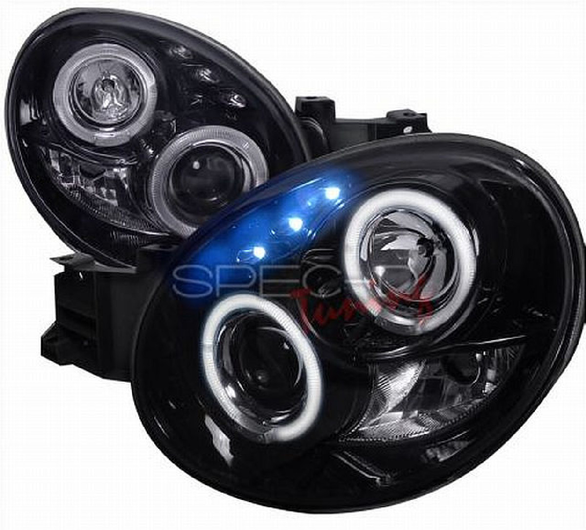 LED Tagfahrlicht Scheinwerfer Subaru Impreza GD A 00-02 Schwarz