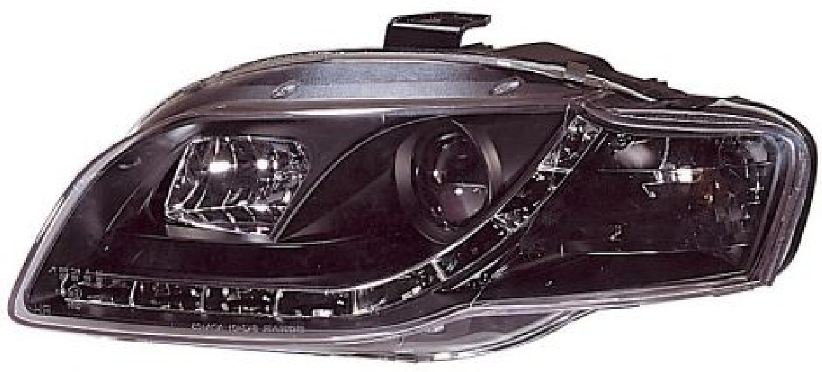 Audi A4 B7 05-08 Headlights Set DRL Black Audi A4 B7 05-08 Headlights Set DRL Black