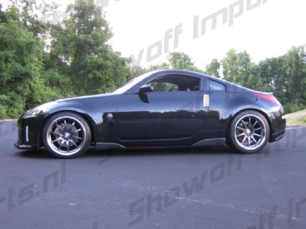  Nissan 350Z 03-08 Urethane Sideskirt Addons L+R
