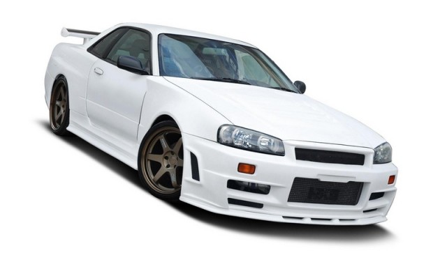 FRONTKOTFLÜGEL Z-TYPE LOOK NISSAN SKYLINE R34 GTR (FÜR Z TYPE FRONTSTOSSSTANGE