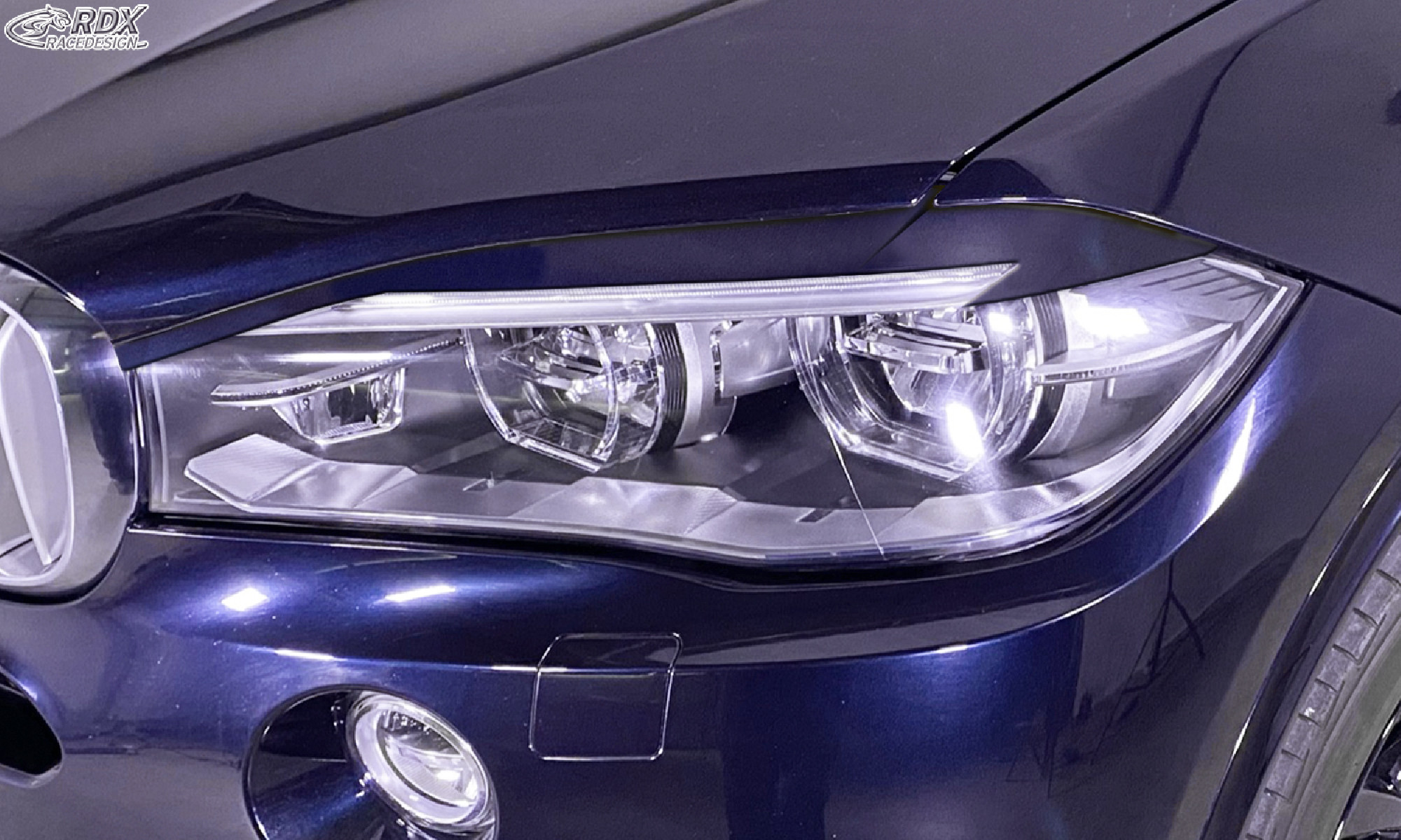 Scheinwerferblenden für BMW X5 F15 2013-2018 Böser Blick Scheinwerferblenden für BMW X5 F15 2013-2018 Böser Blick