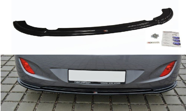 ZENTRALE HINTEN SPLITTER Hyundai i30 mk.2 Schwarz