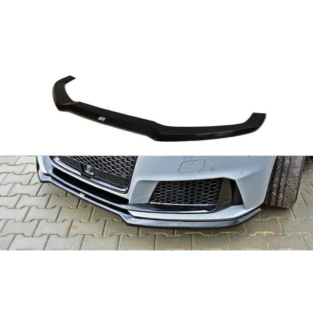 Cup Spoilerlippe Front Ansatz V.1 für Audi RS3 8V Sportback schwarz matt Cup Spoilerlippe Front Ansatz V.1 für Audi RS3 8V Sportback schwarz matt