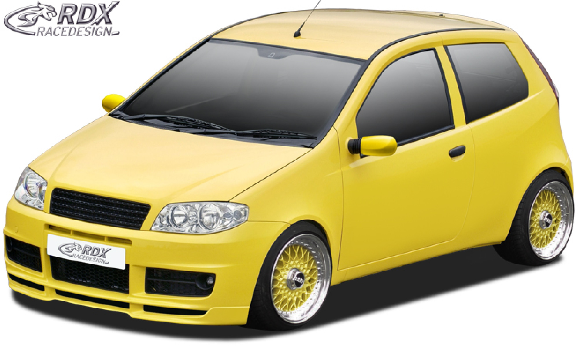 Frontspoiler für FIAT Punto 2 Facelift SPORTING Frontlippe Front Ansatz Spoilerlippe