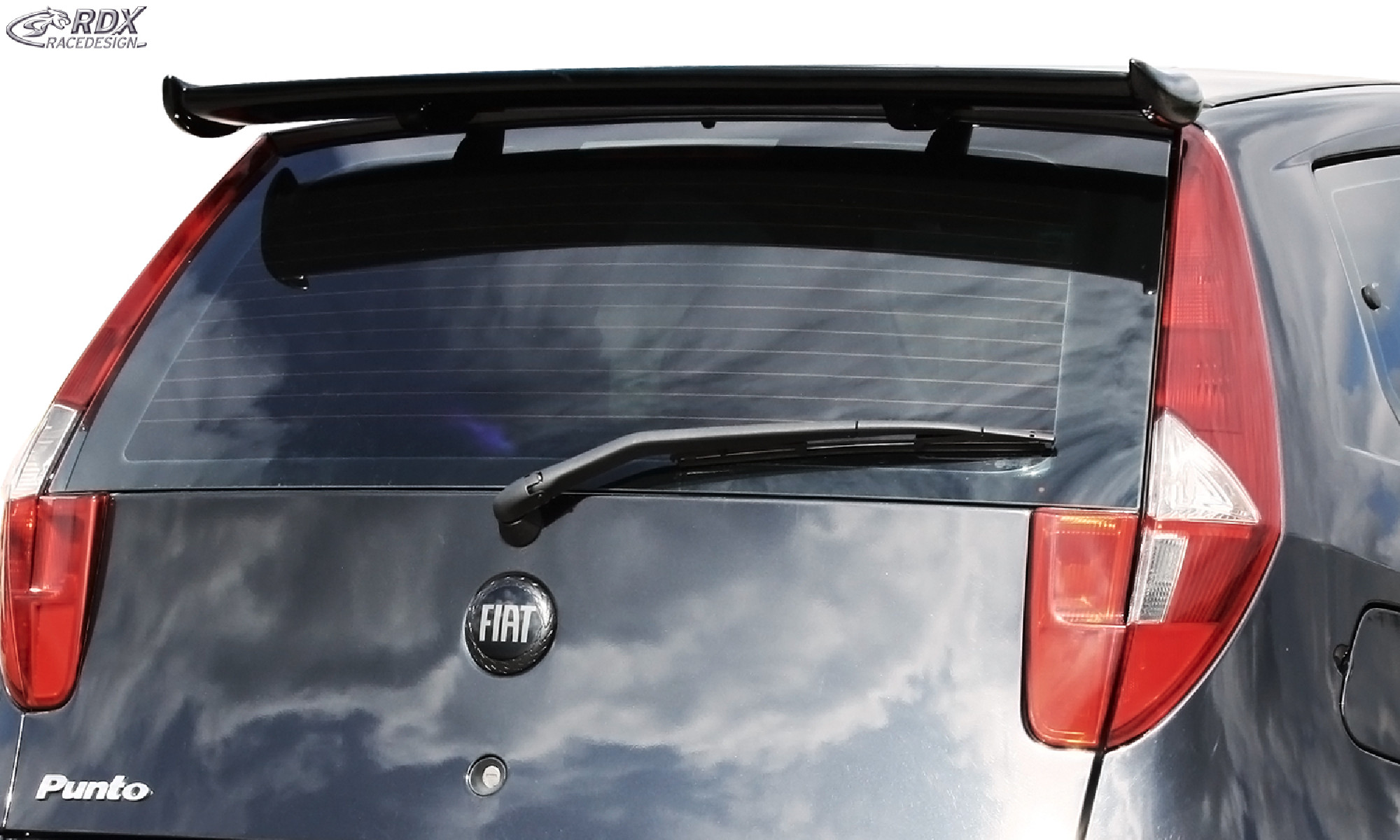 Heckspoiler für FIAT Punto 2 Typ 188 (auch Facelift bzw. Punto 3) Dachspoiler Spoiler