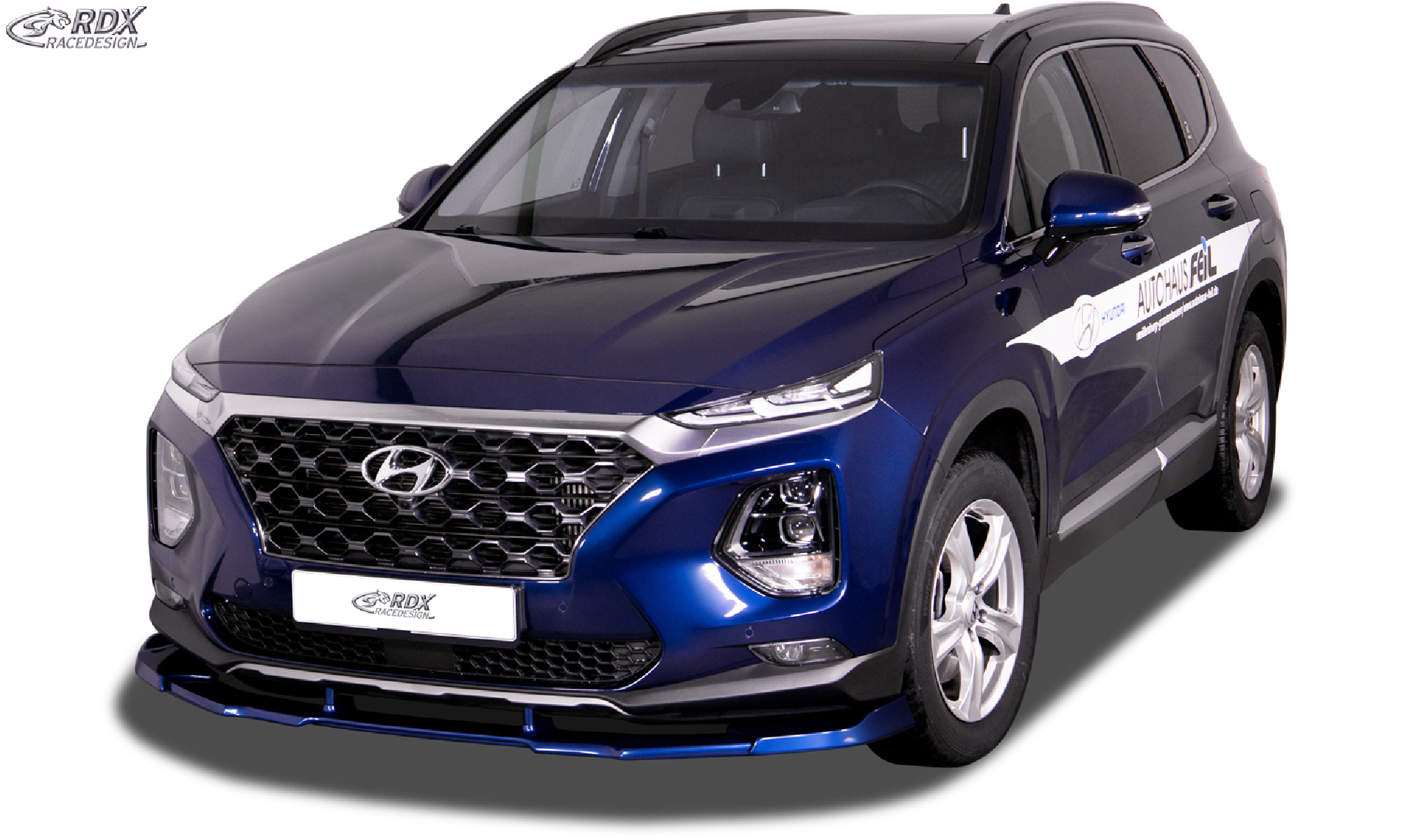 Frontspoiler für HYUNDAI Santa Fe (TM) 2018-2020 Frontlippe Front Ansatz Vorne Spoilerlippe