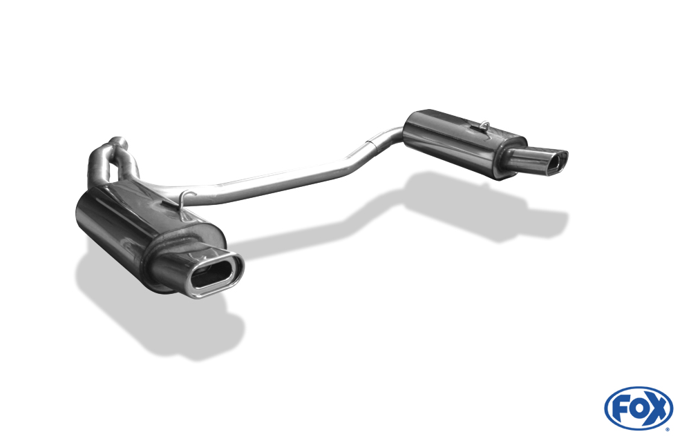 FOX Volvo C70 Coupe & Cabrio  Endschalldämpfer Ausgang rechts/links - 135x80 Typ 53 rechts/links 