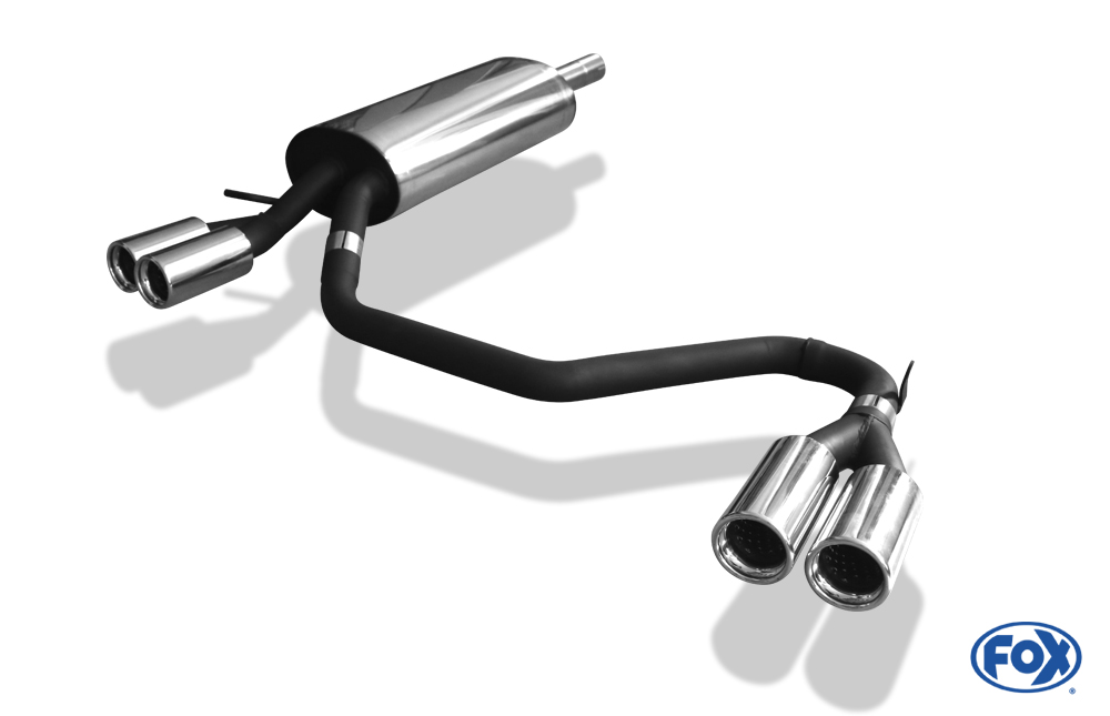 VW Passat 3B/ 3BG Endschalldämpfer Ausgang rechts/links - 2x76 Typ 13 rechts/links