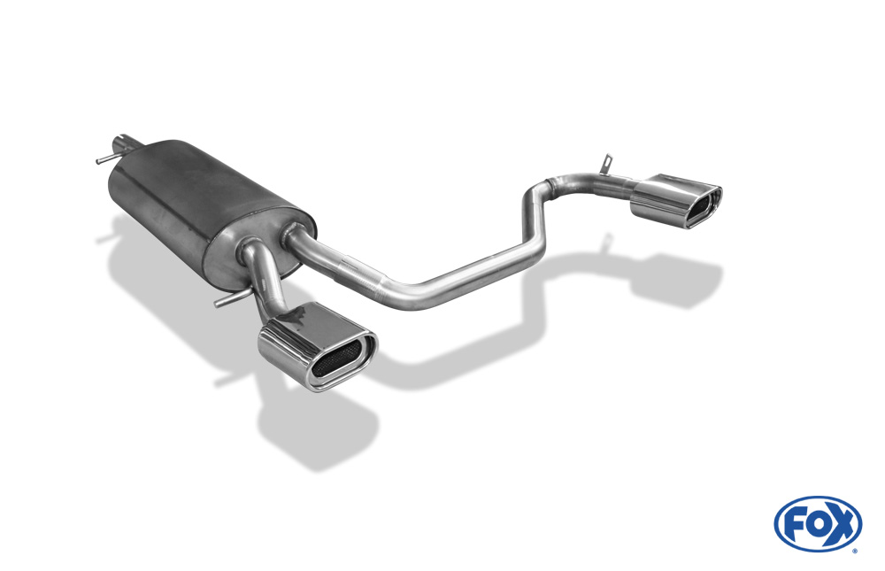 VW Passat 3B/ 3BG Endschalldämpfer Ausgang rechts/links - 135x80 Typ 53 rechts/links