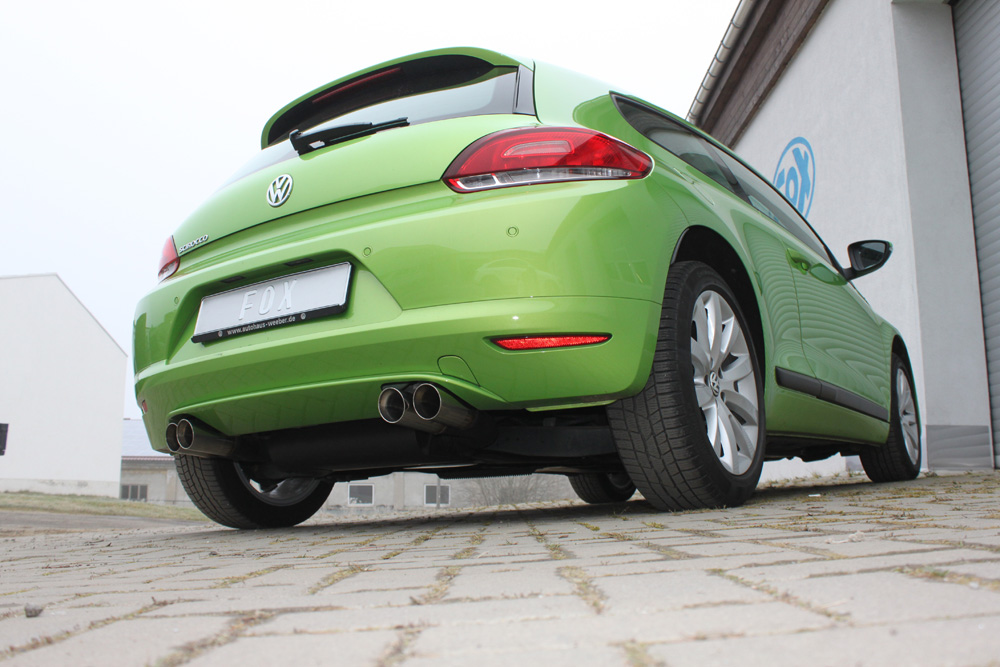 VW Scirocco - 13 Endschalldämpfer Ausgang rechts/links - 2x76 Typ 25 rechts/links
