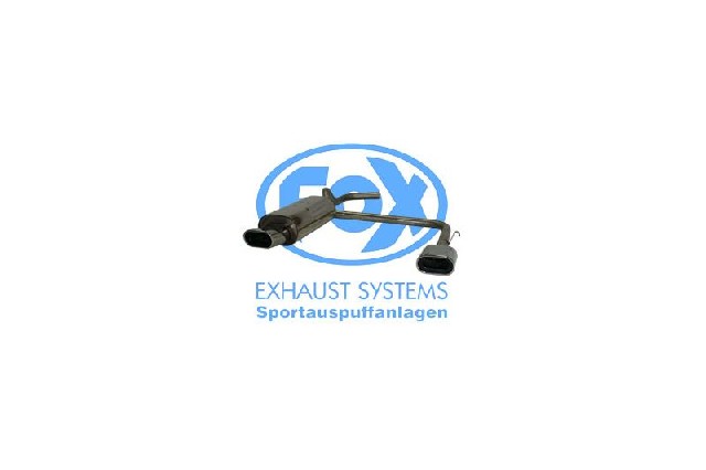 FOX VW Polo 6N Endschalldämpfer Ausgang rechts/links - 135x80 Typ 53 rechts/links FOX VW Polo 6N Endschalldämpfer Ausgang rechts/links - 135x80 Typ 53 rechts/links