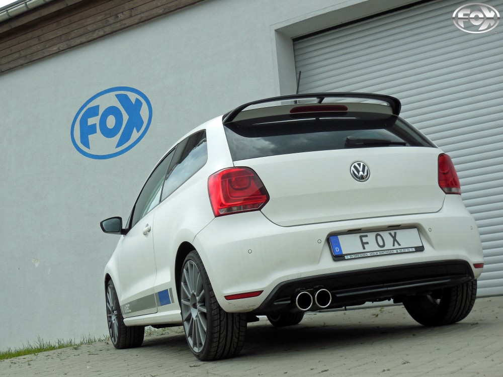VW Polo 6R - WRC Endschalldämpfer 63,5mm - 2x90 Typ 16