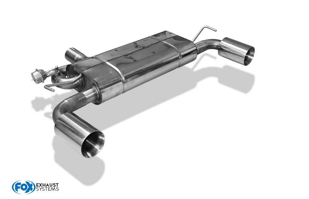 VW Golf IV R32 Endschalldämpfer Ausgang rechts/links - 1x100 Typ 24 rechts/links
