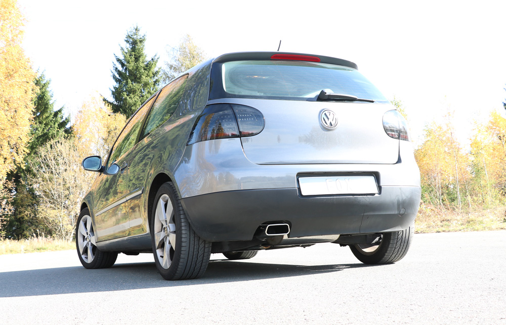 VW Golf V 4motion - 1K Endschalldämpfer Ø70mm - 145x65 Typ 59