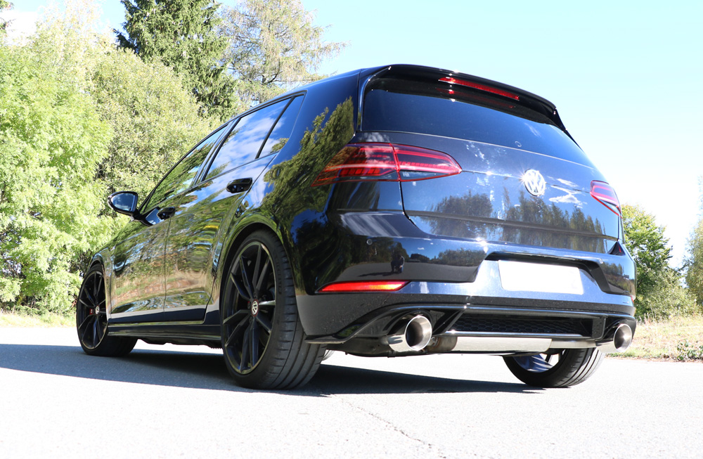 VW Golf VII - 2,0l GTI Facelift + TCR Endschalldämpfer rechts/links - 1x114 Typ 25 echts/links VW Golf VII - 2,0l GTI Facelift + TCR Endschalldämpfer rechts/links - 1x114 Typ 25 echts/links