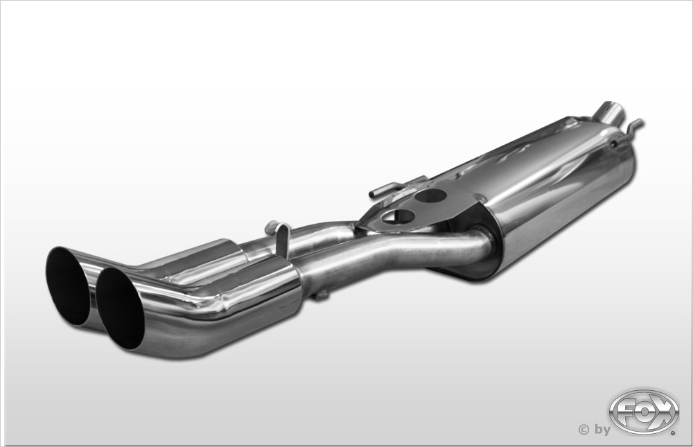 FOX VW Vento  Endschalldämpfer - 2x76 Typ 18