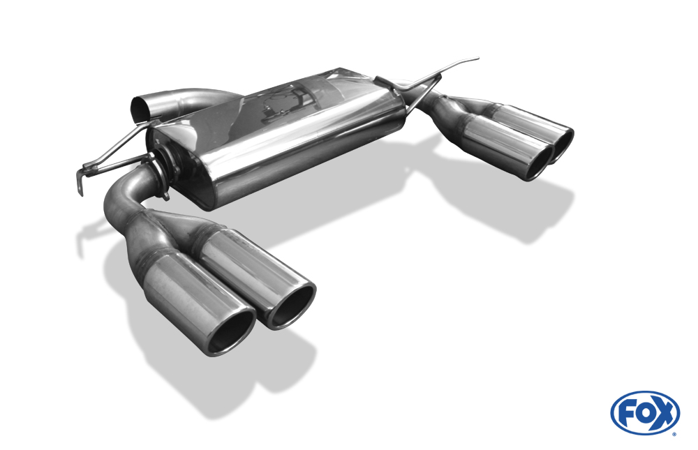 VW Beetle 1,2l - 16 (5C) Coupe & Cabrio - Starre Hinterachse Endschalldämpfer rechts/links - 2x90 Typ 16 rechts/links