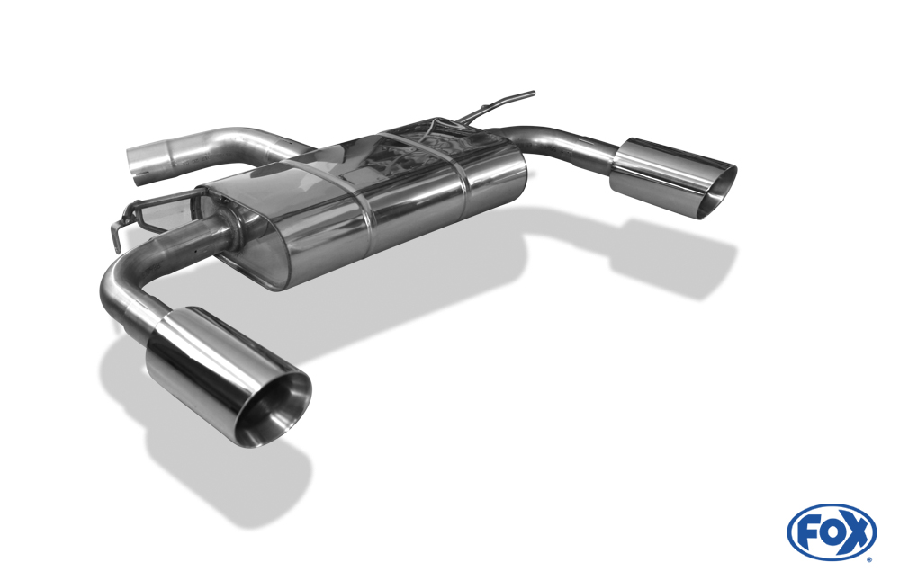 VW Beetle R-Paket - 16 (5C) Coupe & Cabrio Einzelradauf. Endschalldämpfer Ausgang rechts/links - 1x100 Typ 25 rechts/links