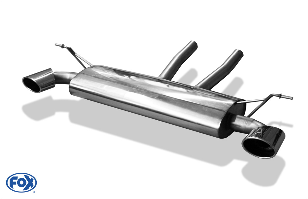 VW Touareg Typ 7L Endschalldämpfer Ausgang rechts/links - 140x90 Typ 32 rechts/links - Rohrdurchmesser: 70mm