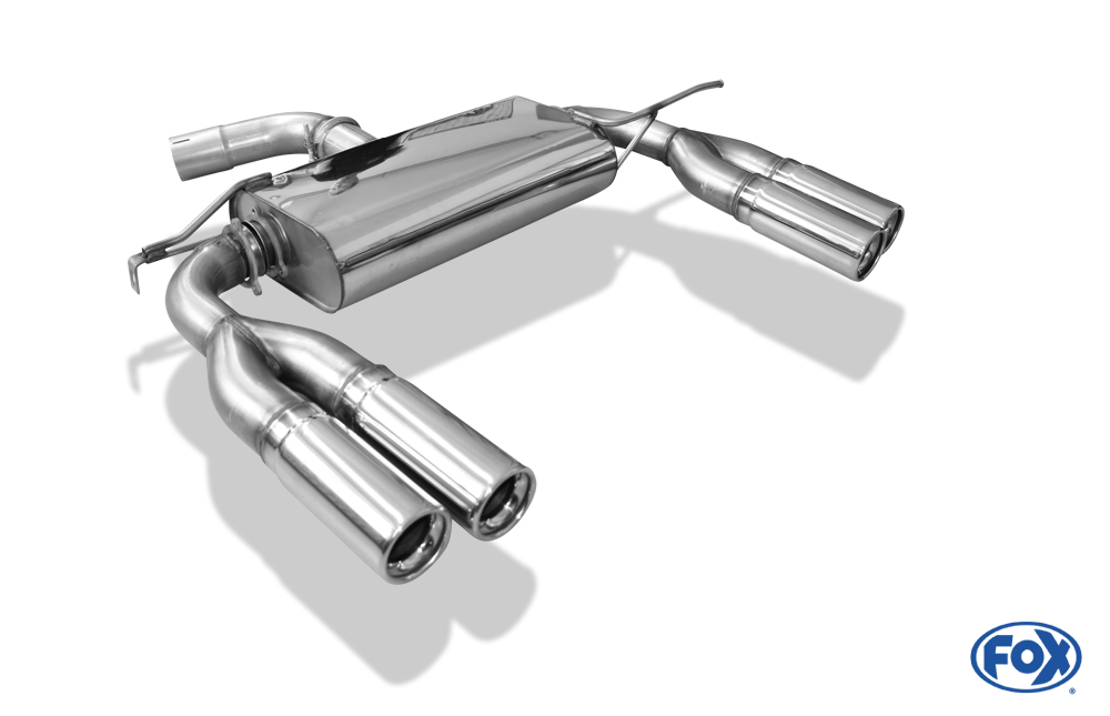 VW EOS - 1F Endschalldämpfer Ausgang rechts/links - 2x80 Typ 13 rechts/links