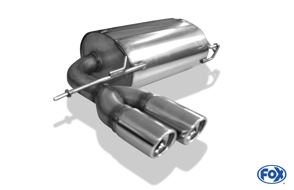 FOX VW Tiguan  Endschalldämpfer - 2x80 Typ 17