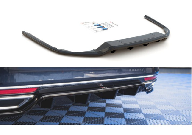 Mittlerer Cup Diffusor Heck Ansatz DTM Look für VW Passat B8
